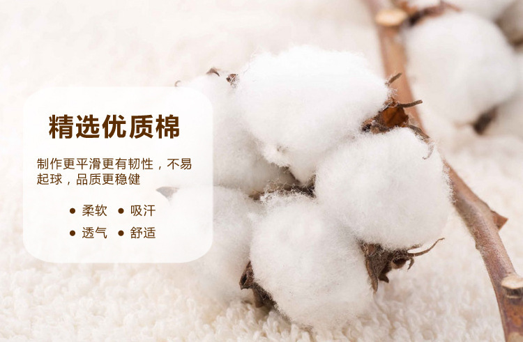  秋冬纯棉宝宝袜子 松口加厚毛圈儿童袜子 全棉可爱婴儿袜子详情1