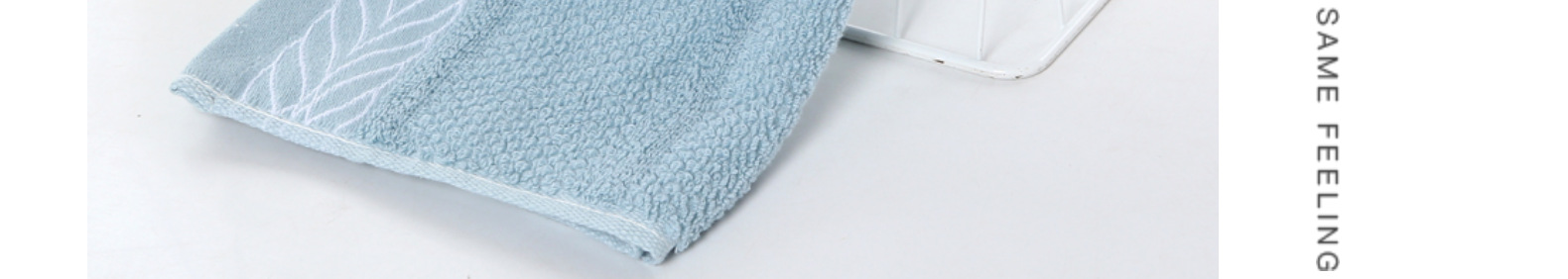 Pure cotton thickened household adult towel, plain color, broken willow leaf soft absorbent face towel gift box wholesale pic 14