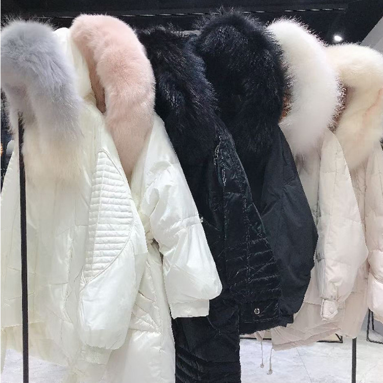 Trece líneas corte marca gran cuello peludo abajo chaqueta mujer wholesale inman marca outlet outlet mujer invierno 2022 pic 11
