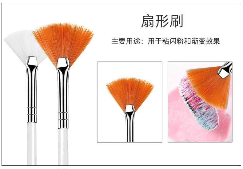 日式美甲工具笔画花彩绘拉线笔刷套装法式晕染工彩绘小红书美甲笔详情25