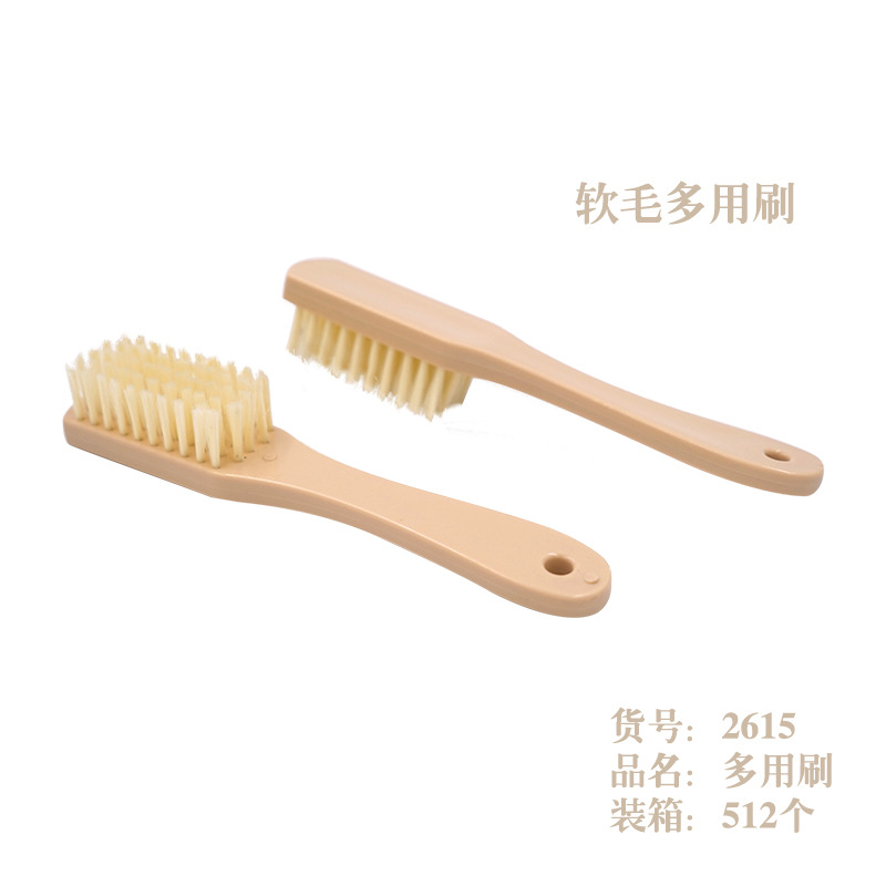 New ultra-dense soft-bristled long-handled shoe cleaning brush, multi-purpose clothing cleaning brush, shoe polish brush pic 3