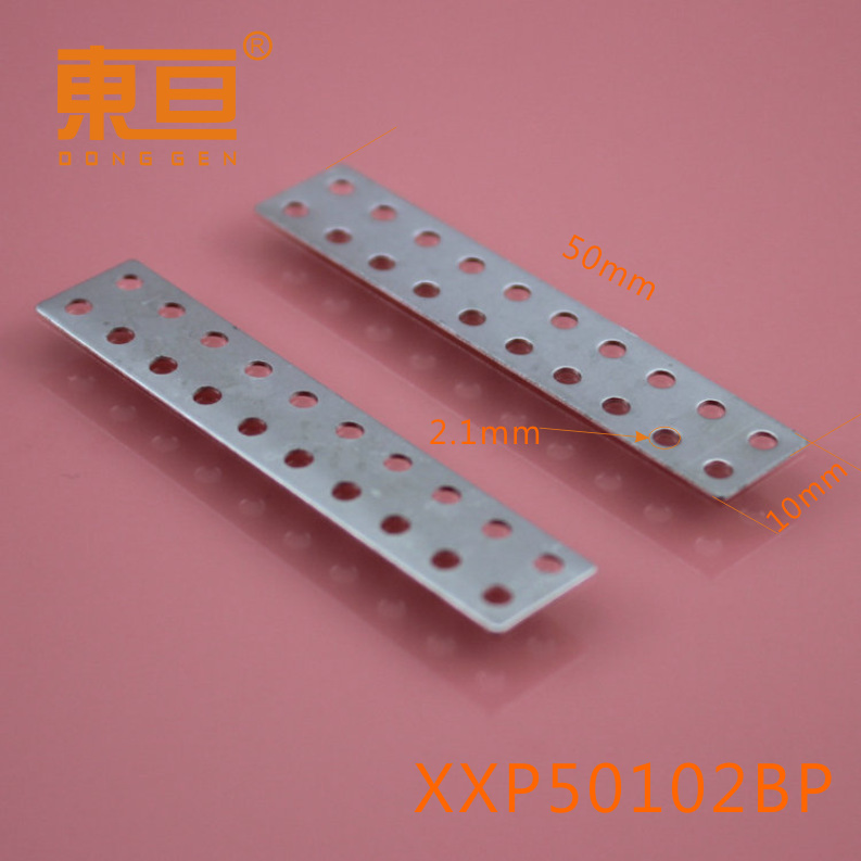 XXP50102BP multi-hole iron sheet, double-row flat iron sheet, iron sheet connecting sheet, technology building block parts pic 7