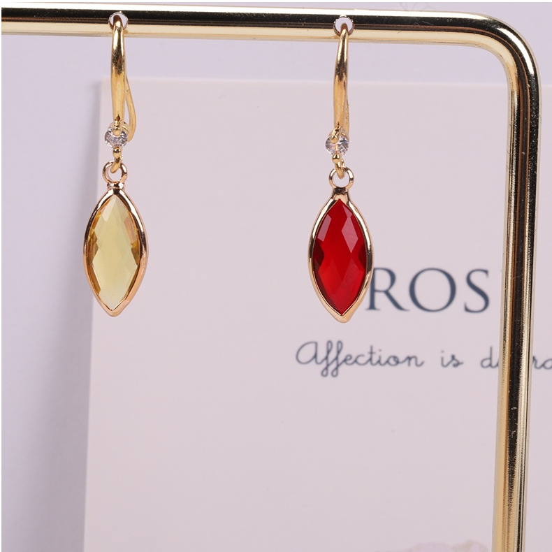 马眼铜包边水晶玻璃吊坠diy饰品配件双吊连接耳321312环发簪制作材料详情22