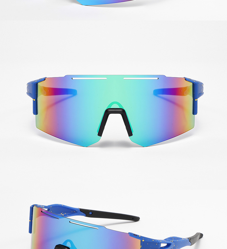 新款跨境欧美炫彩骑行眼镜男连体户外运动墨镜跨境女山地车风镜详情11