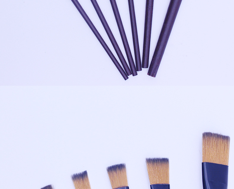 尼龙毛820油画笔 6支套装尼龙水粉笔套装丙烯画笔详情19