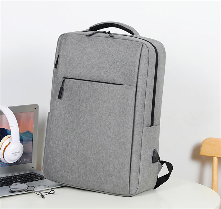 批发米版电脑背包 17寸电脑包大容量双肩包 可做背包 可定 制LOGO详情15