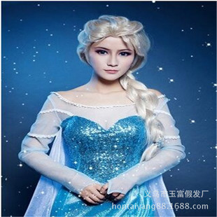 2019新款雷鬼脏辫扭辫假发舞会cosplay棕色假发非洲小辫子发批发详情2
