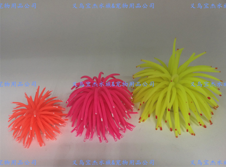 Fish tank simulation aquatic plants, corals, soft ornamental fish, large sea urchin balls, aquarium supplies, landscape decoration, foreign trade pic 39