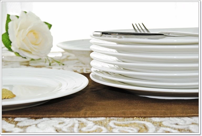 双线平盘饭盘深汤盘烩饭盘碟意粉盘圆形西餐牛扒盘子可加logo详情6