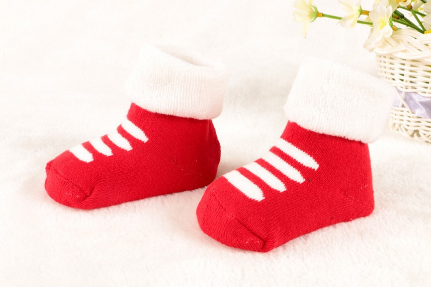  秋冬纯棉宝宝袜子 松口加厚毛圈儿童袜子 全棉可爱婴儿袜子详情17