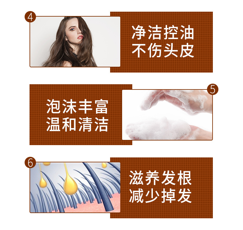 Wholesale new aloe vera anti-dandruff shampoo, anti-itch, oil-control, fluffy, refreshing and smooth, improving frizzy hair cream pic 6