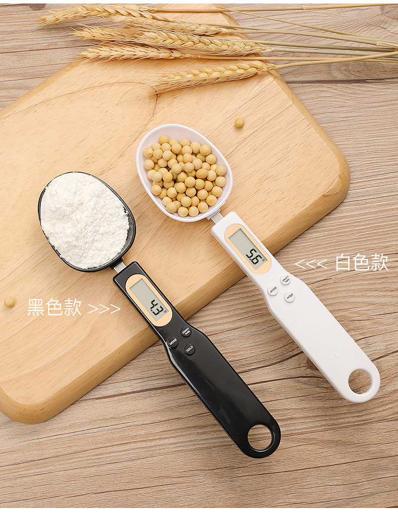 Electronic measuring spoon scale, household small electronic scale, kitchen weighing spoon scale, handheld ingredient electronic scale, food gram scale pic 7