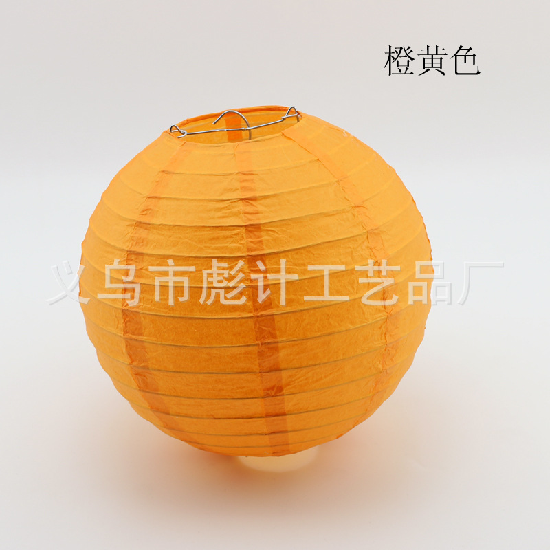 Wholesale white paper lanterns for the Mid-Autumn and Spring Festival, folding, handcrafted round paper lanterns, wedding and festive decorations pic 64