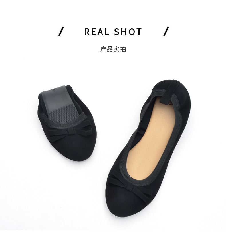 外贸跨境牛巴蛋卷鞋女2023新款圆头软底弯弯鞋women flat shoes详情19