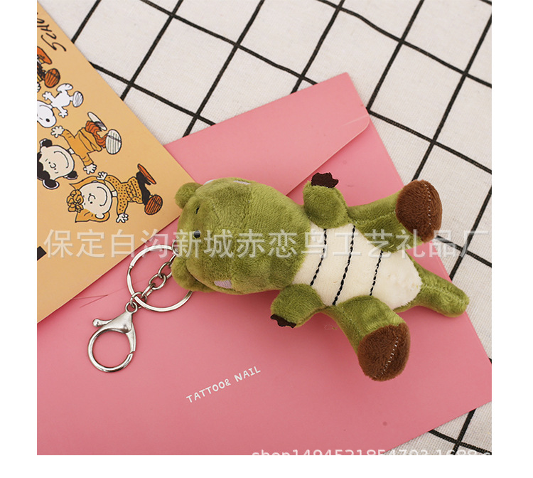 Little dinosaur pendant, schoolbag doll, popular dinosaur keychain accessory, plush toy, clothing accessory pic 8