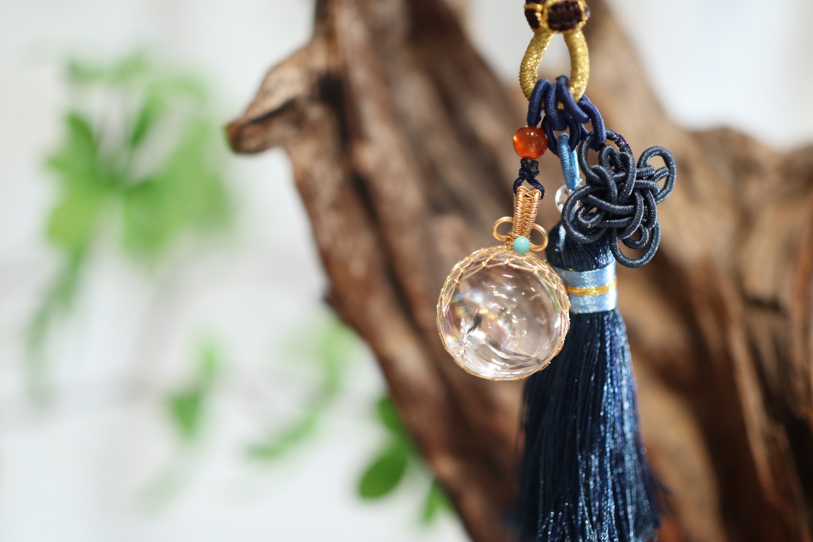 Keychain pendants for men and women, natural agate tassels, keychain jewelry accessories, car hangers, bag hangers, interior accessories pic 5