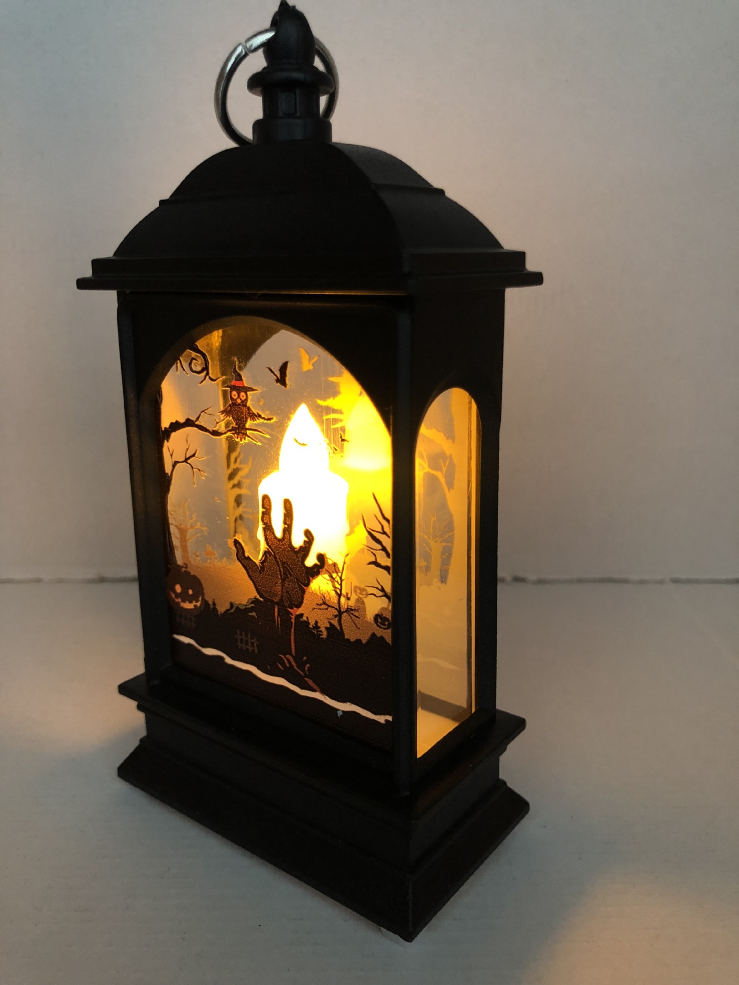 Halloween Ghost Festival, Skull Ghost, Witch Castle simulation scene decoration, flame wind lights, LED night lights pic 2