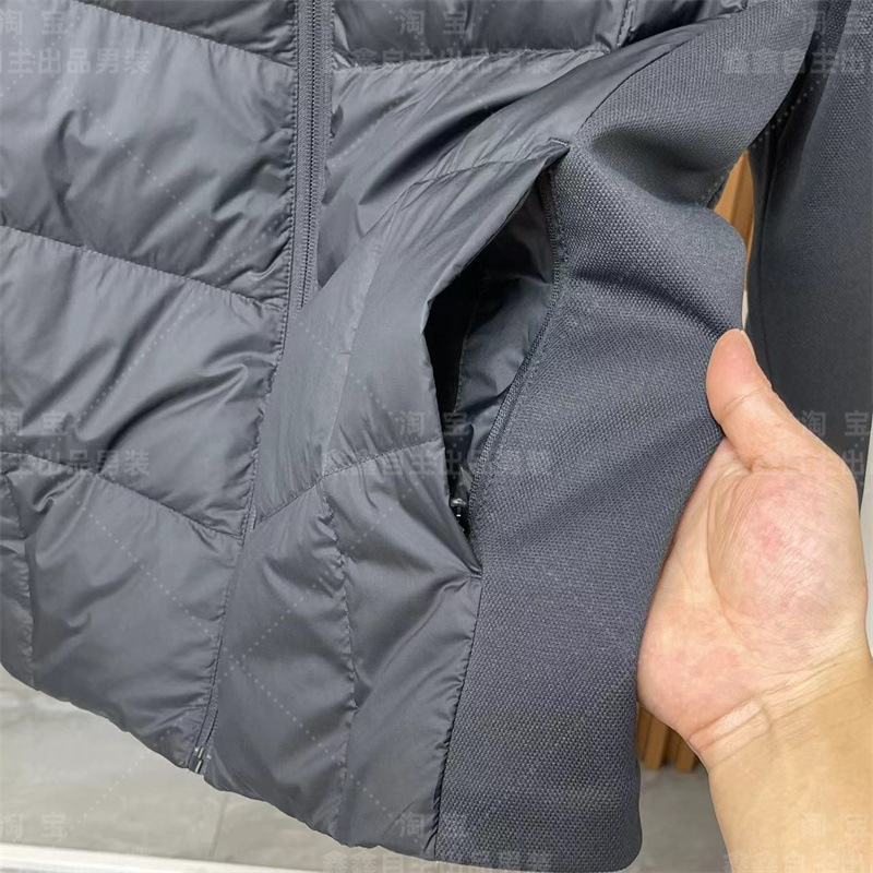 迪家张译同款90白鸭绒立领男士羽绒服运动休闲轻薄款羽绒外套男详情25