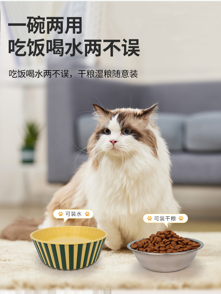 跨境狗碗宠物碗猫碗猫咪狗狗饮水狗盆防滑喂食狗食盆宠物用品详情2