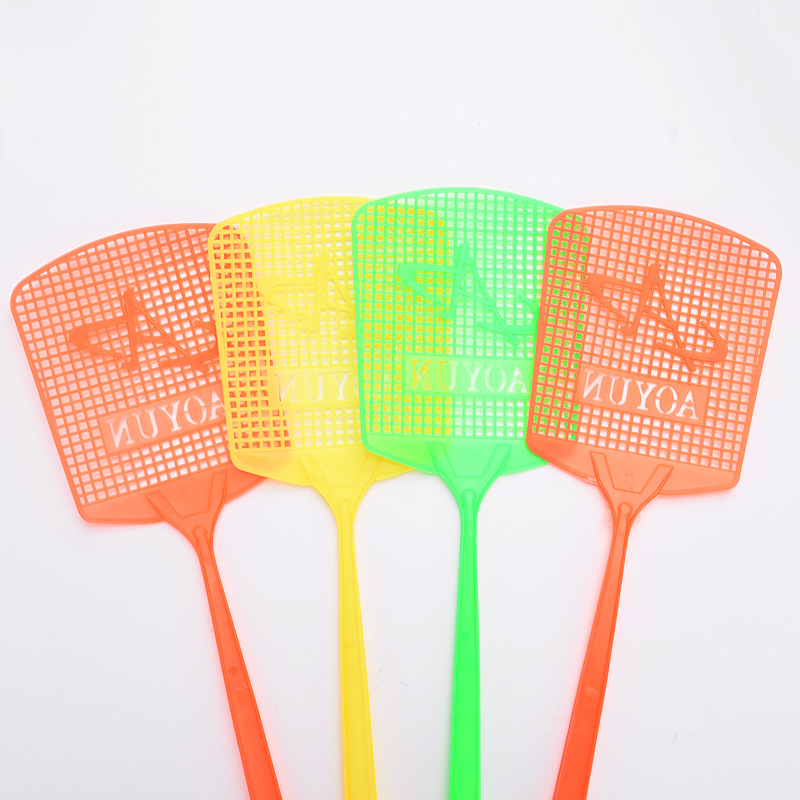 Large-sized household plastic long-handled fly swatter, manual mosquito swatter for summer, with hanging holes for convenient use, wholesale pic 29