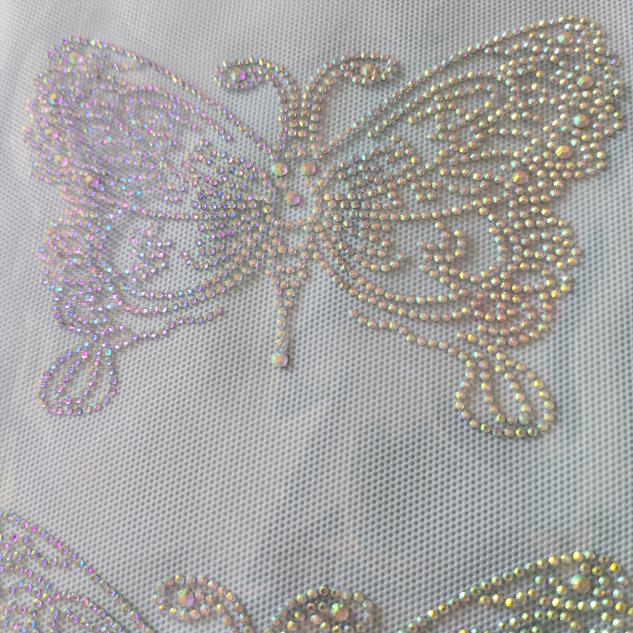 时尚精致珠绣婚纱礼服裙蝴蝶结烫钻图贴DIY装饰衣服帽子缝纫辅料详情2