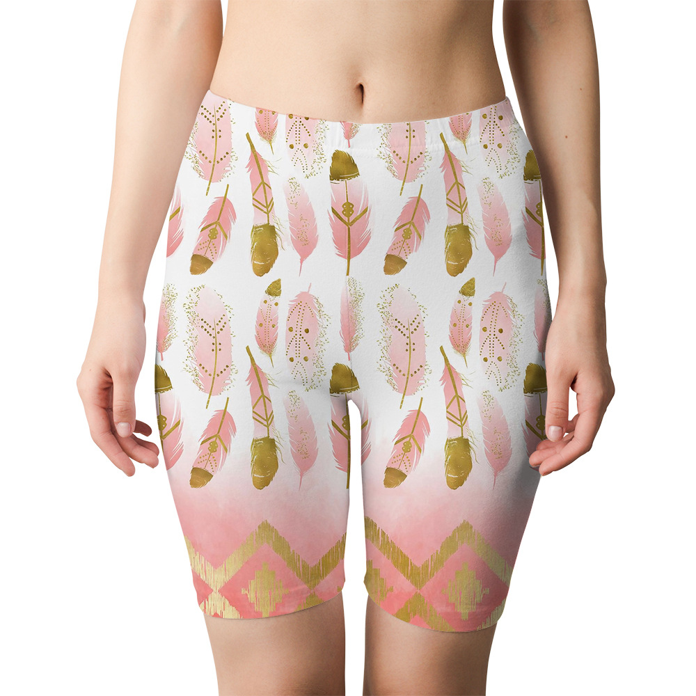 New 3D digital printed starry sky sports yoga capri shorts for cross-border Amazon from Europe and America. Please provide the printed image pic 42