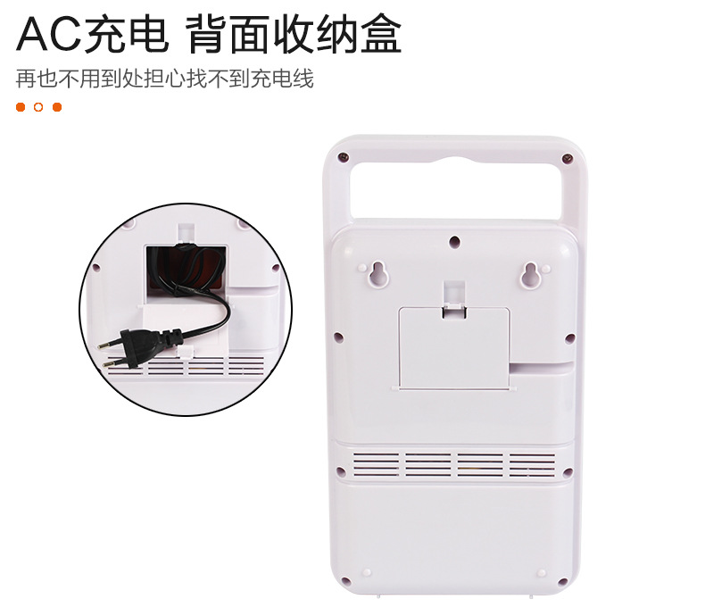 便携充电式灯户外夜市摆摊工地超长续航超亮家用手提投光灯应急灯详情7