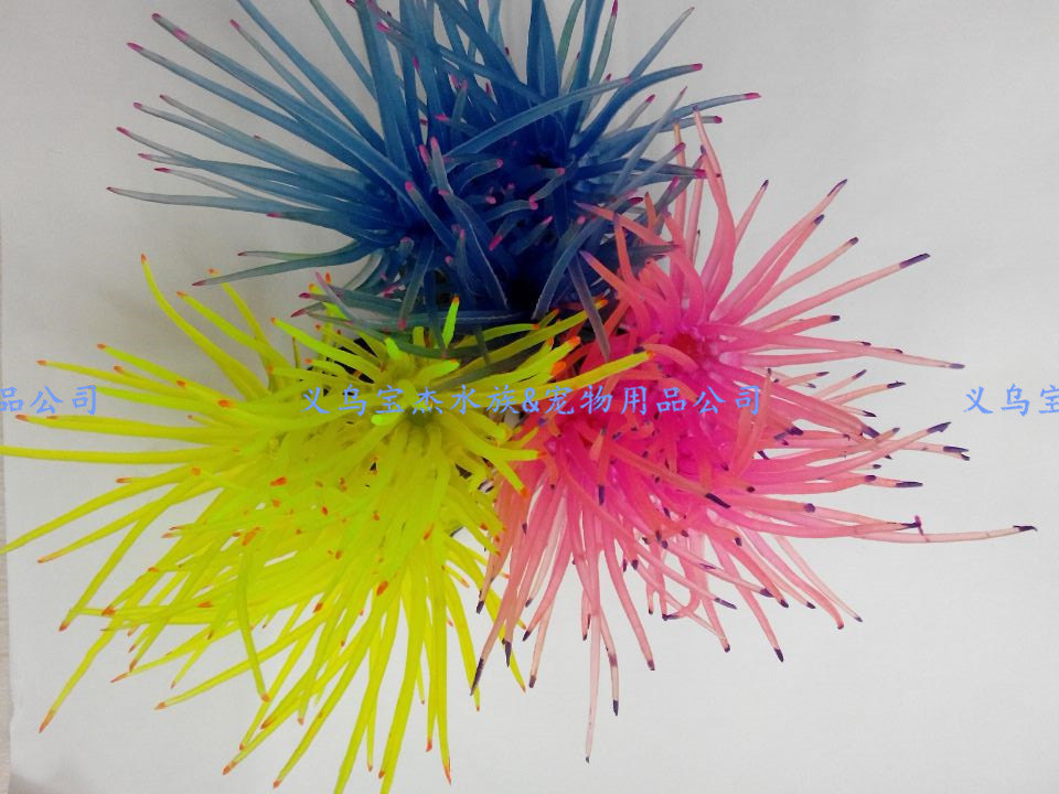 鱼缸装饰品仿真鱼荧光尼莫小丑鱼水族造景仿真珊瑚水母 厂家批发详情49