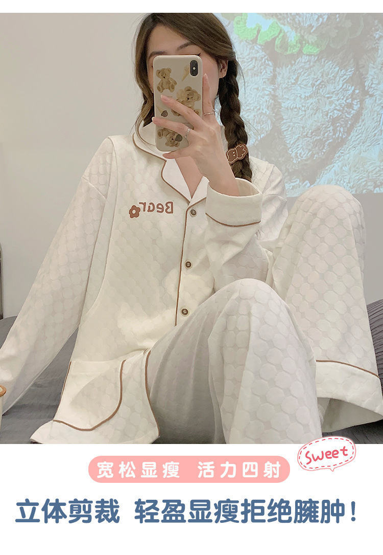 月子服春秋纯棉产后孕妇睡衣夏季薄款89月份10产妇哺乳衣喂奶套11详情23