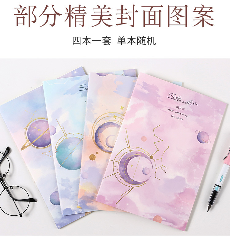 Wholesale of 40 thickened student exercise notebooks, notepads and notebooks in the Korean version of Senmu B5 car line book pic 12