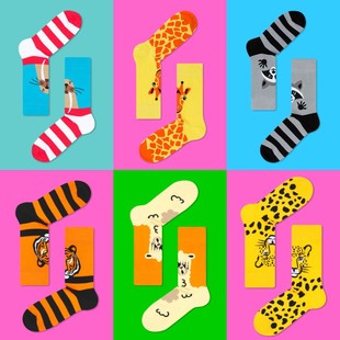 亚马逊欧美跨境新款万圣节创意搞怪南瓜提花潮袜男女情侣中筒袜子详情5