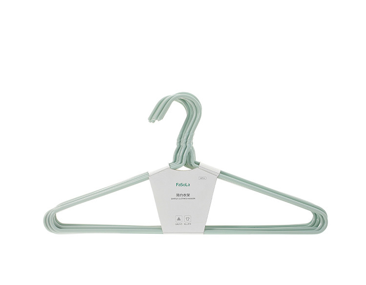 FaSoLa household thickened clothes drying rack, clothes hanging support, sun-drying dipped plastic dry and wet dual-purpose stall, dormitory clothes hanger pic 35