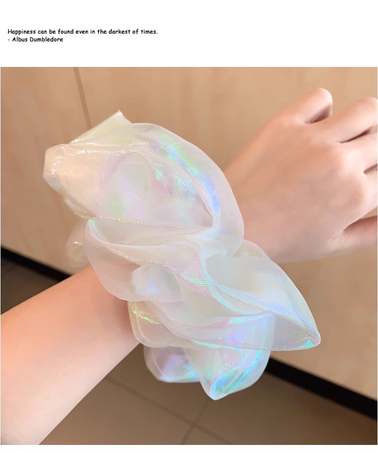 韩系大肠圈毛线发圈ins复古简约百搭布艺发绳肥肠头绳女发饰批发详情15