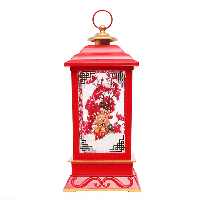 New Year 2020: God of Wealth Snowfall, Music, Wind Lanterns, Home window display decorations, New Year gifts pic 10
