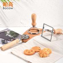 12-piece set of stainless steel cookie molds, heart-shaped star flower-shaped round cake molds, baking mousse rings, and flower cutting tools pic 21
