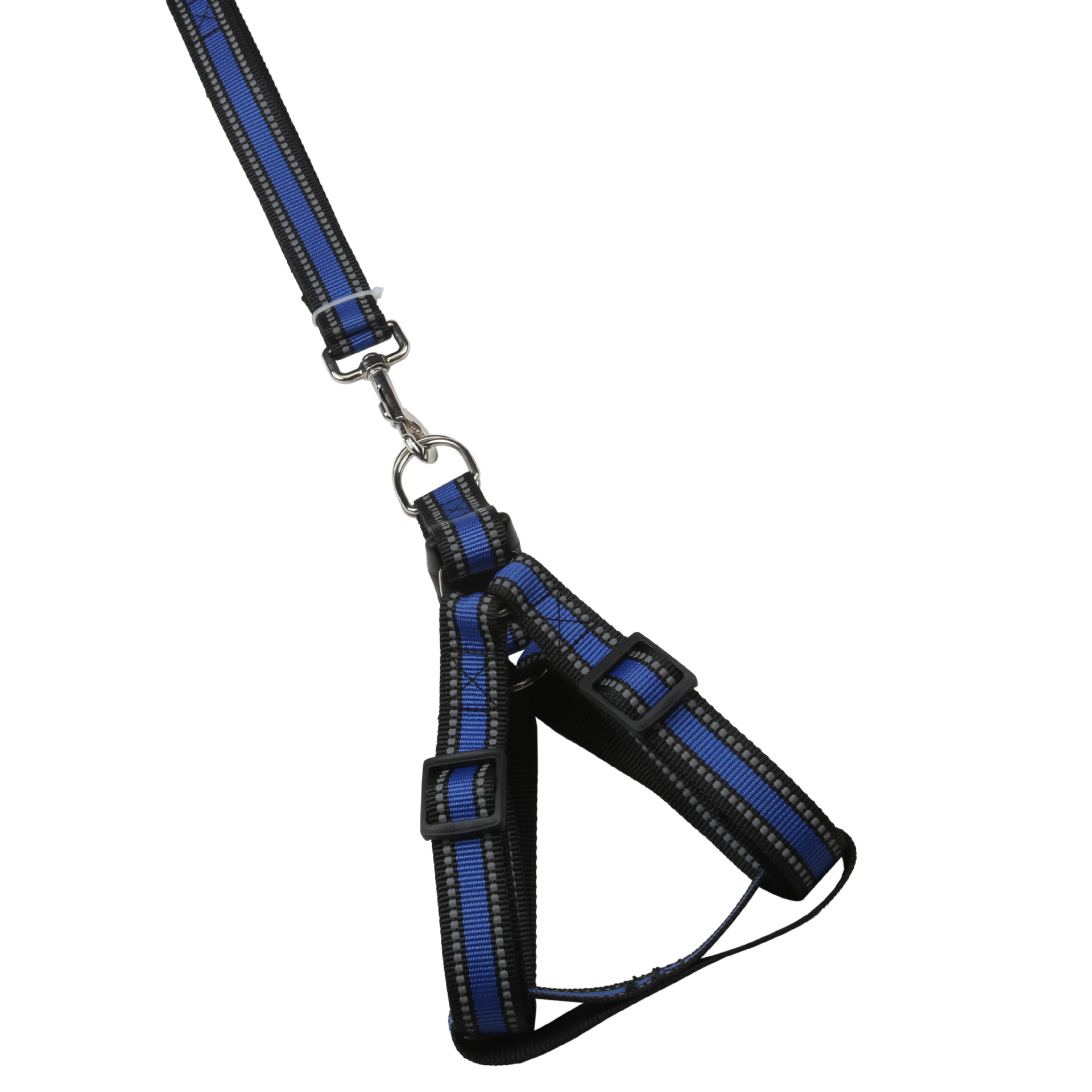 Pet dog leash, double-line reflective silk nylon leash, chest and back strap, small and medium-sized dog walking leash, dog chain, collar pic 18