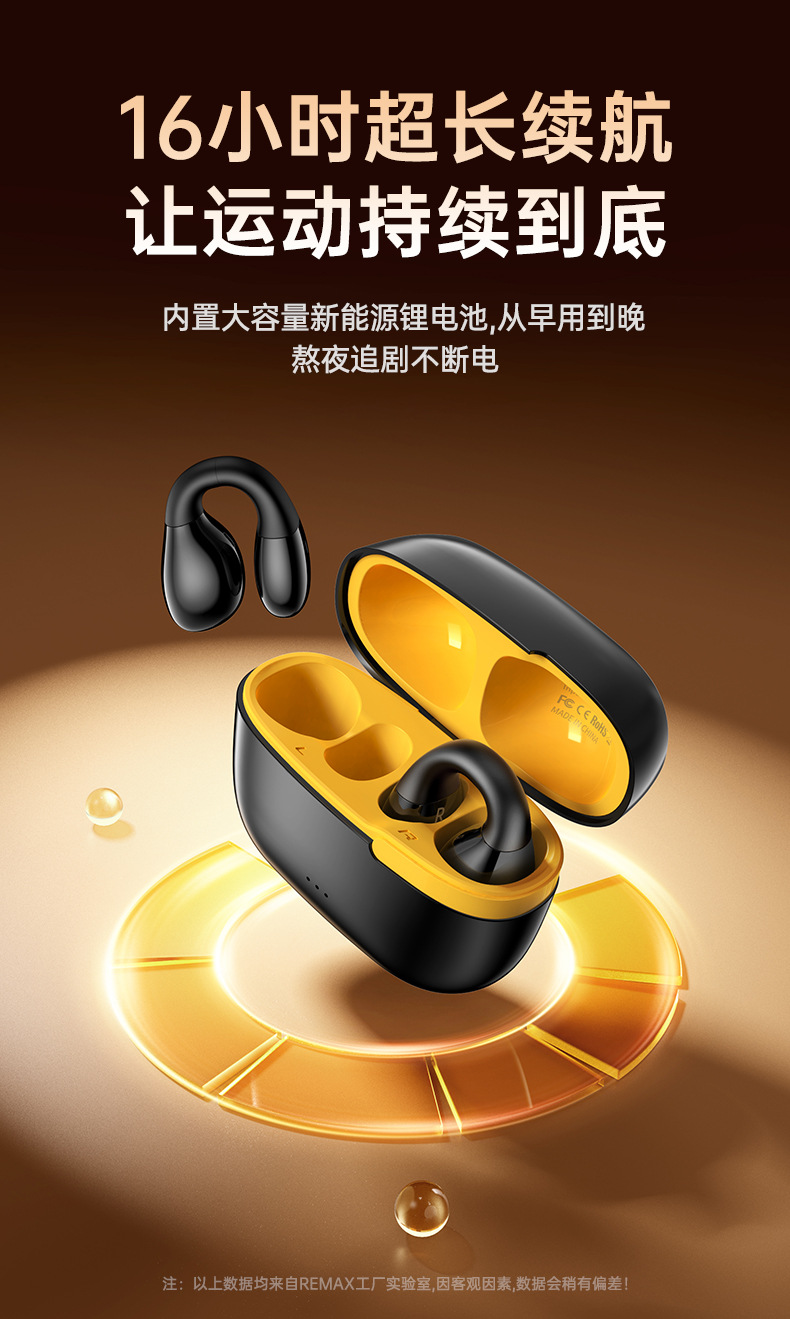 REMAX Rui Liang TWS ear-clip music and call headphones, true wireless Bluetooth headphones, sports and e-sports gifts pic 13