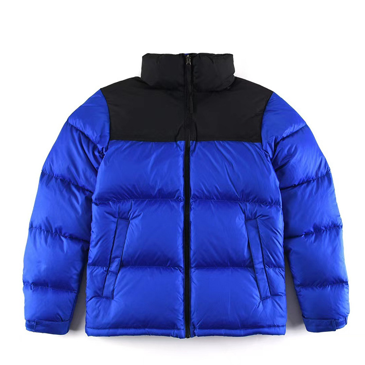 1996 hombre multicolor abajo chaqueta con capucha corto cuello de pie tendencia de moda casual cómodo abrigo 23 años venta caliente pic 5