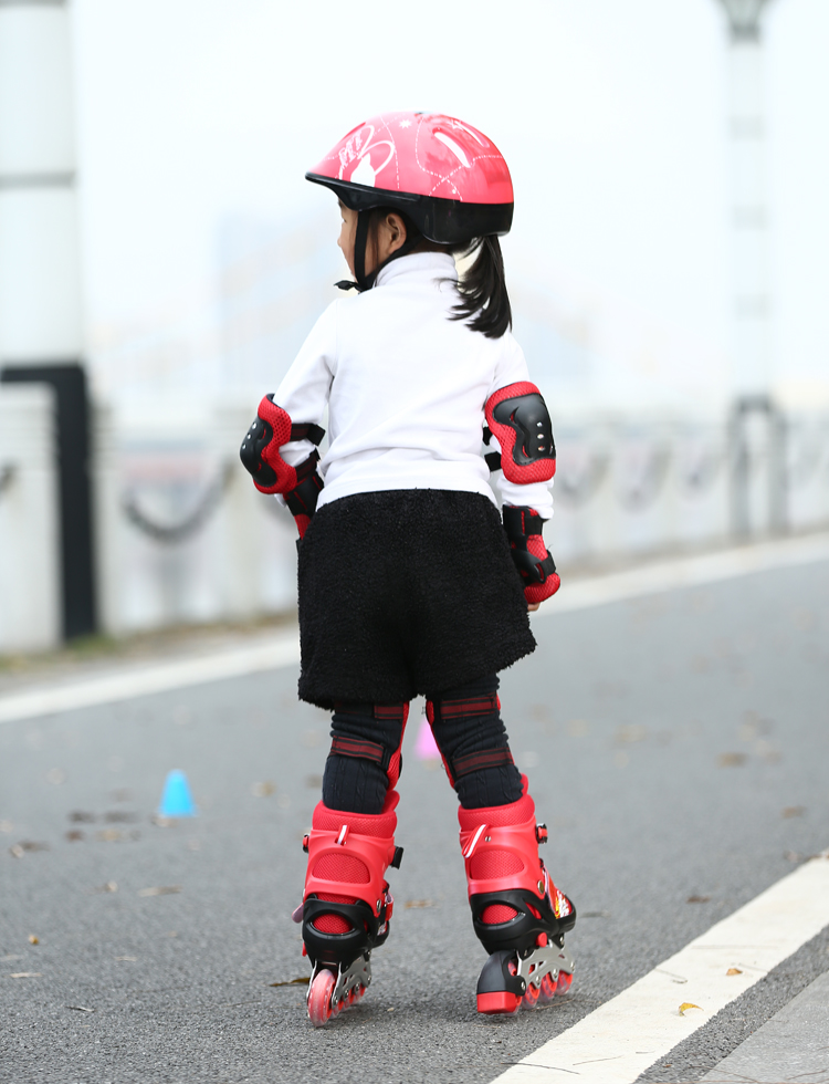 轮滑溜冰鞋儿童全套套装3-6初学者5可调大小8旱冰4男童12女童10岁详情20