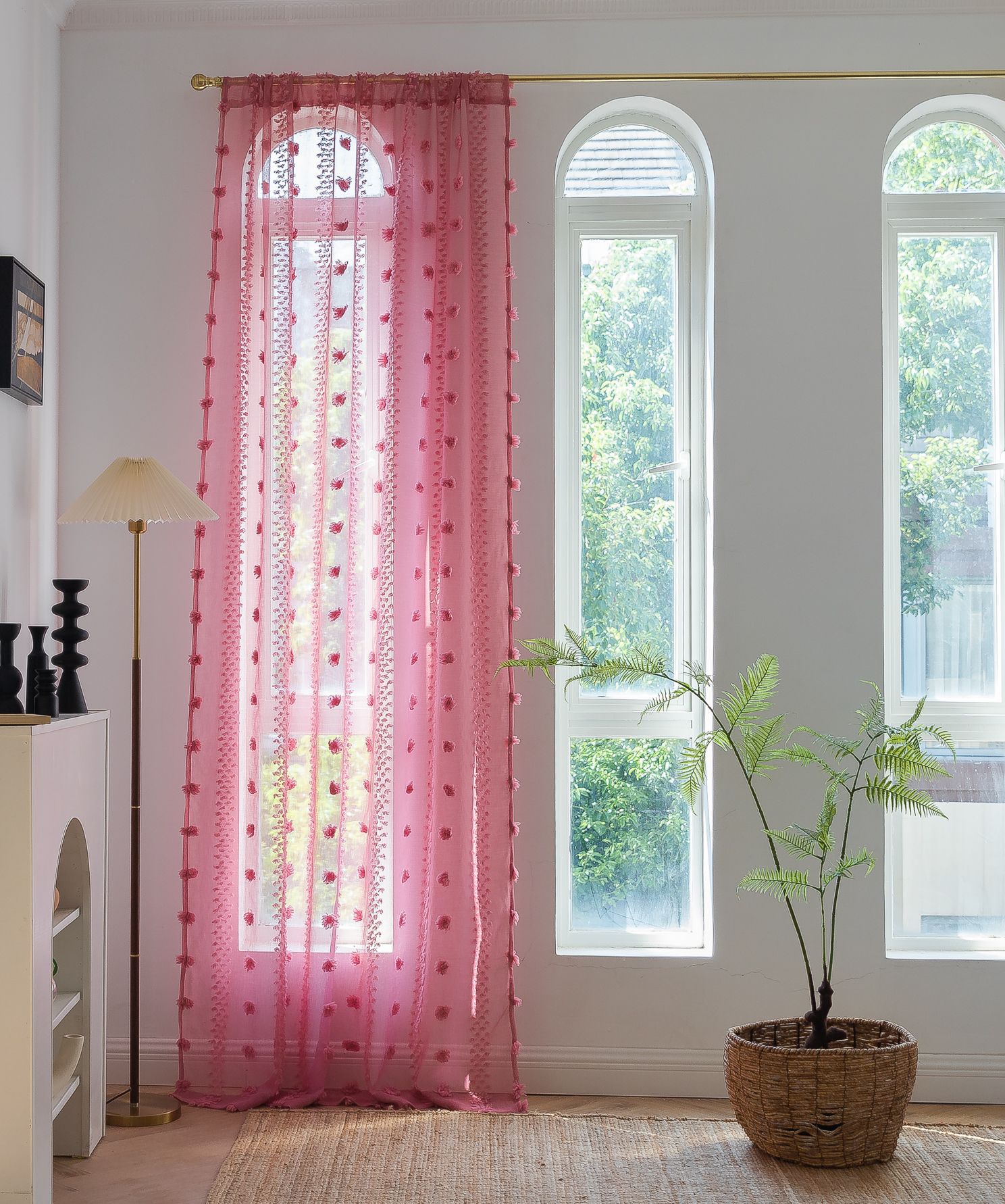 Cross-border best-selling Instagram influencer finished yellow niche light and thin window screen for living rooms and bedrooms. Manufacturer pic 39