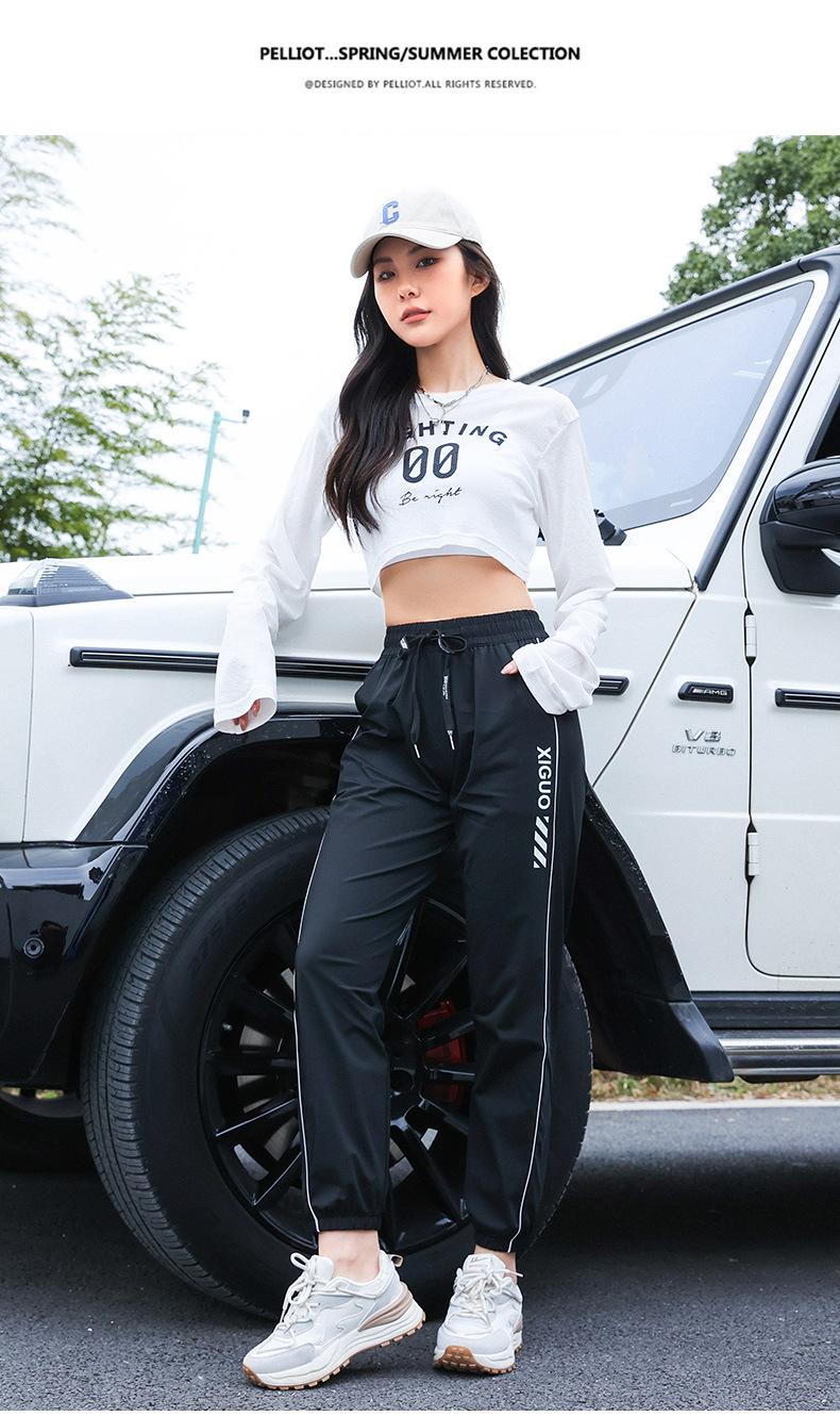 夏季可乐速冰裤女防污防紫外线速干舒适凉爽透气裤防晒冰丝休闲裤详情20