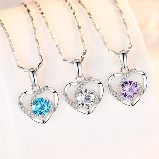 足银999纯银项链子无吊坠锁骨链简约正品999首饰冬季毛衣链批发详情13