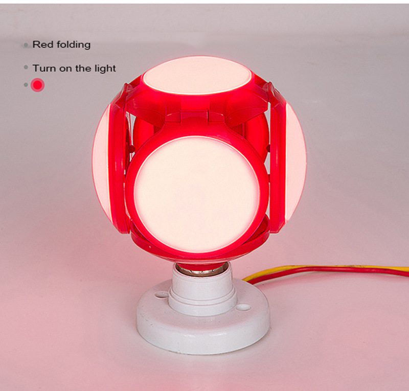 Factory direct sales of LED football lamp e27 ultra-bright constant current foldable bulb 40W, new type of folding ball bulb for export pic 21
