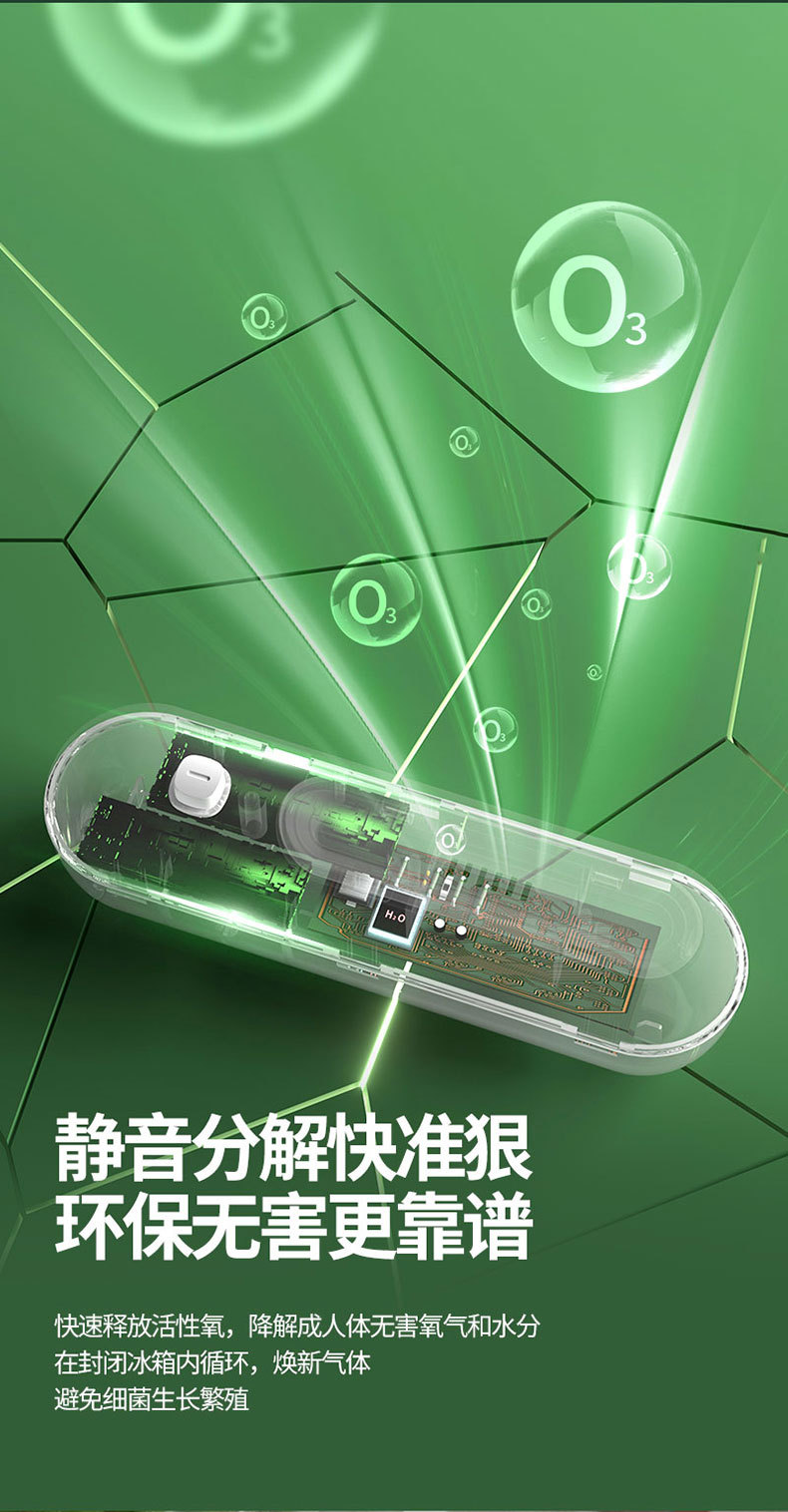 冰箱除味器臭氧除臭去异味空气净化保鲜杀菌除臭器除味剂跨境外贸详情5