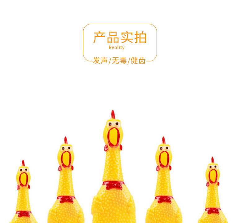 Amazon bestseller Pet supplies: Super Funny Screaming Chicken pet toy, Screaming Chicken dog toy in stock pic 27