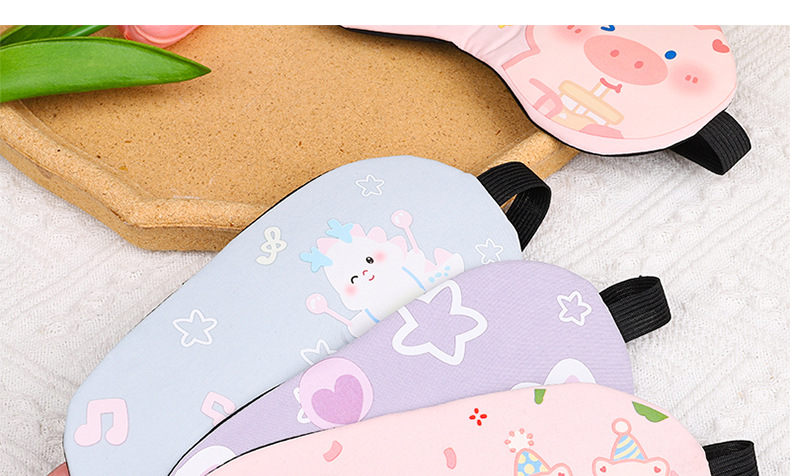 眼罩睡眠眼罩遮光冰敷眼罩独立装可爱卡通学生冰袋眼疲劳护眼罩详情13