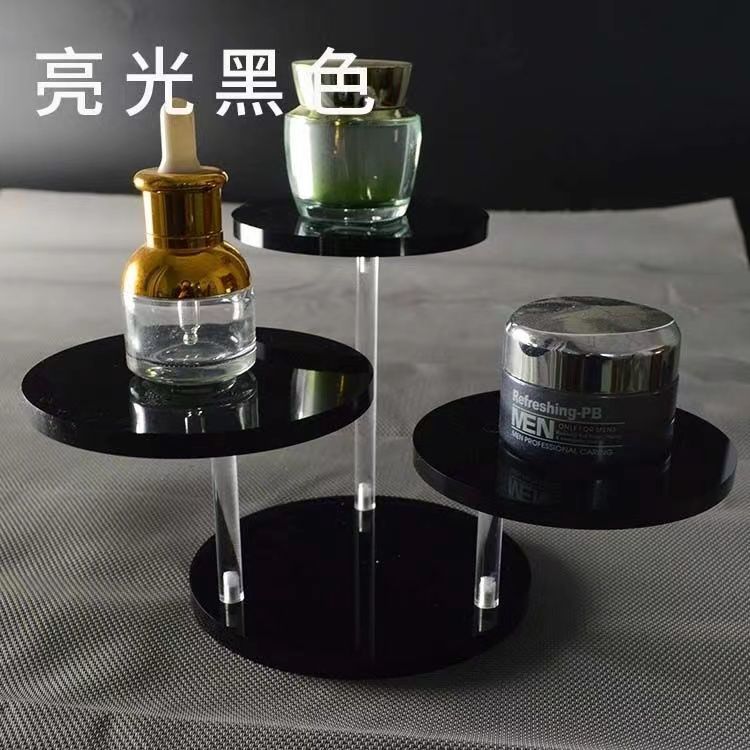 透明亚克力手办架多层方形化妆品香水公仔古玩展示首饰摆件展架详情18