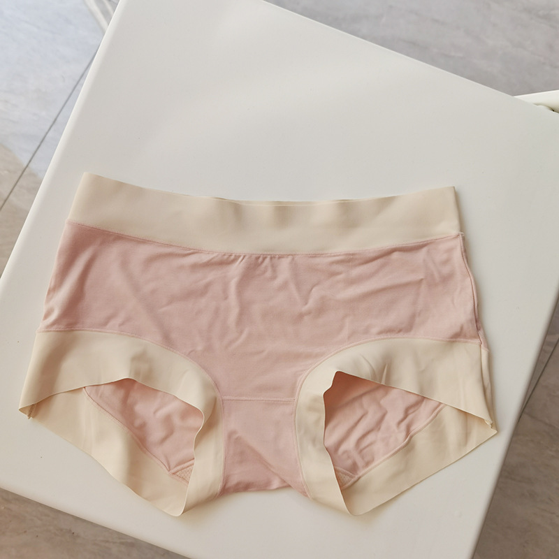 0 sensación no sensible no traza cintura media alta bragas simples 60pcs calzoncillos para mujeres suaves color de choque pic 8