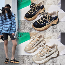 新款头层猪皮内里板鞋2025春季厚底休闲时尚女鞋ins风银色小白鞋详情54