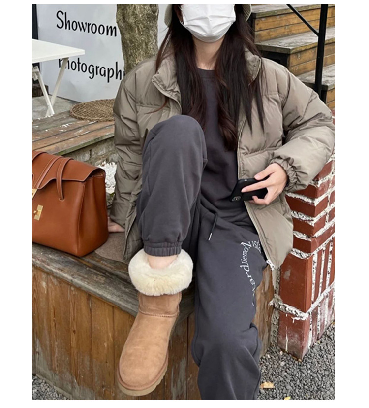 河南皮毛一体雪地靴女厚底秋冬桑坡保暖毛毛加绒加厚棉鞋冬季女鞋详情38